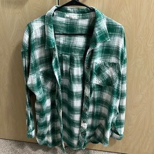 Size XL flannel